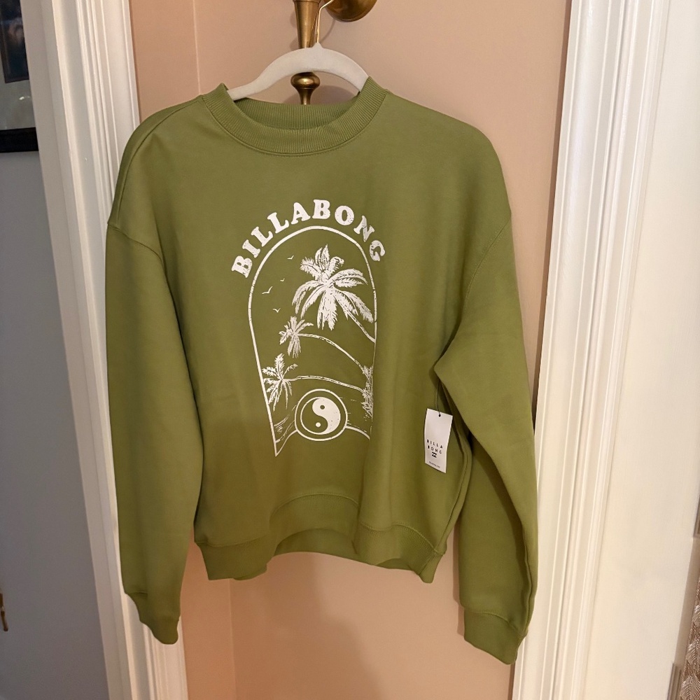 NWT Billabong Women’s Dawn Patrol Crewneck Sweatshirt